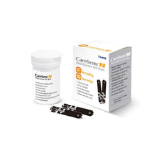 CareSens N test strips 50-ct packaging for reliable glucose testing with CareSens N meters.