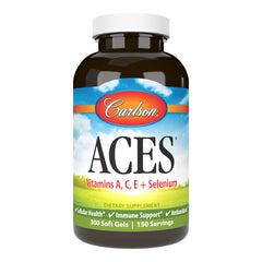 Carlson ACES 300 Softgels bottle – front view