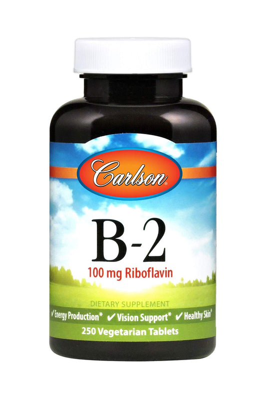 Carlson B-2 100 mg Riboflavin bottle