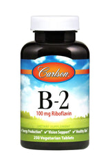 Carlson B-2 100 mg Riboflavin bottle
