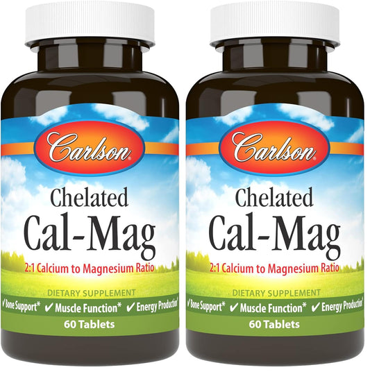 Carlson Chelated Cal-Mag 2:1 per-pack tablet image
