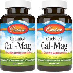 Carlson Chelated Cal-Mag 2:1 per-pack tablet image