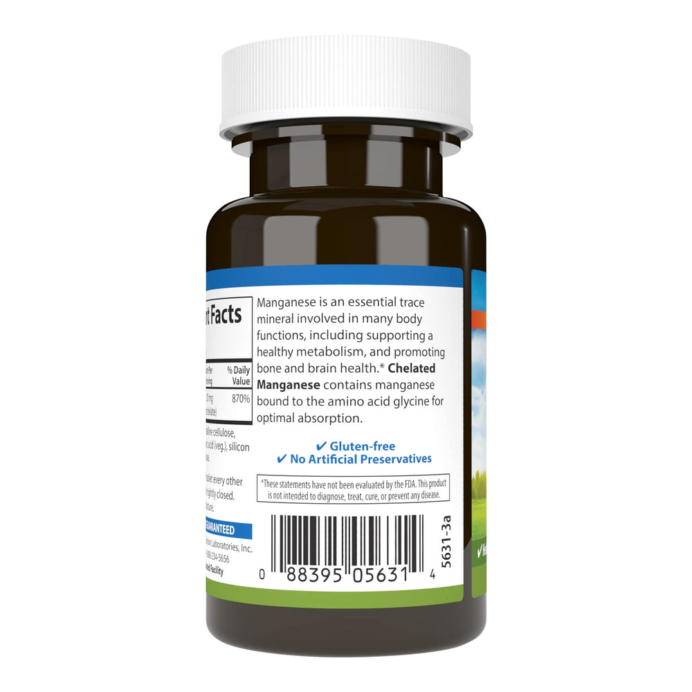 Box packaging with Carlson Manganese product name