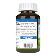 Carlson Vitamin D3 10,000 IU label