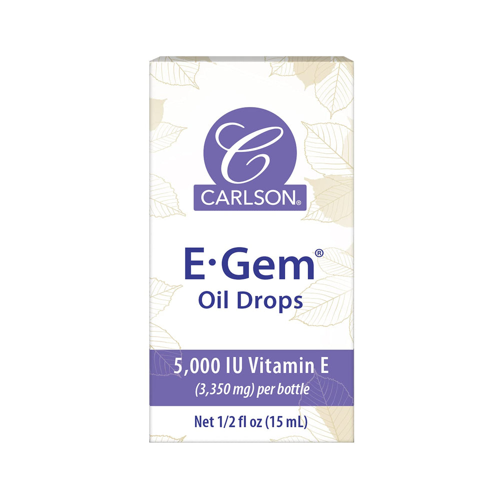 Skin nourished by Carlson E-Gem Oil Drops