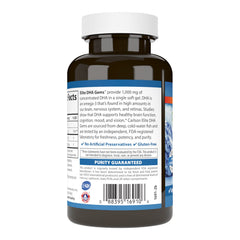 Carlson Elite DHA Gems bottles with wild-caught omega-3s for brain and vision support.