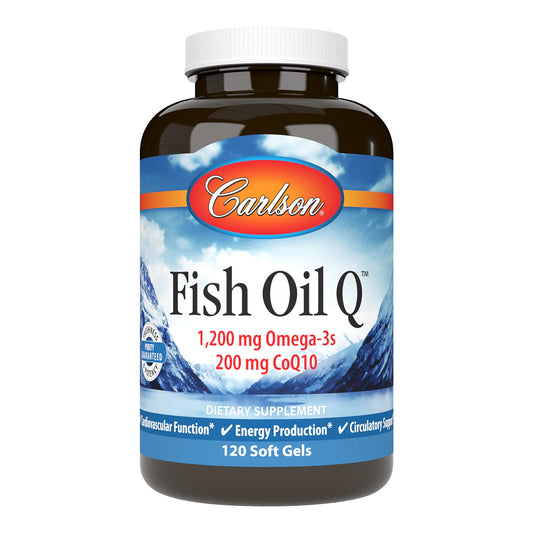 Carlson Fish Oil Q bottle front