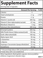 Close-up of Carlson Glutathione Booster capsules