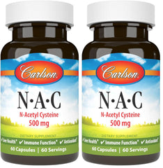 Carlson Labs NAC 500mg bottle front view