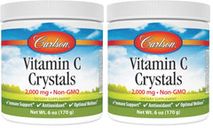 Carlson Labs Non-GMO Vitamin C Crystals bottle front view