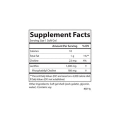 Graphic illustrating unbleached soy lecithin in Carlson Lecithin