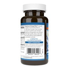Nutrition label showing 1,000 mg omega-3 per serving