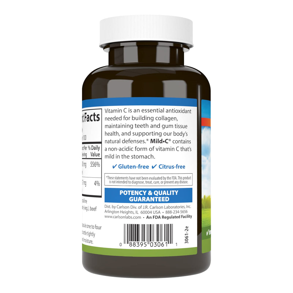 Carlson Mild-C supports teeth and gum health