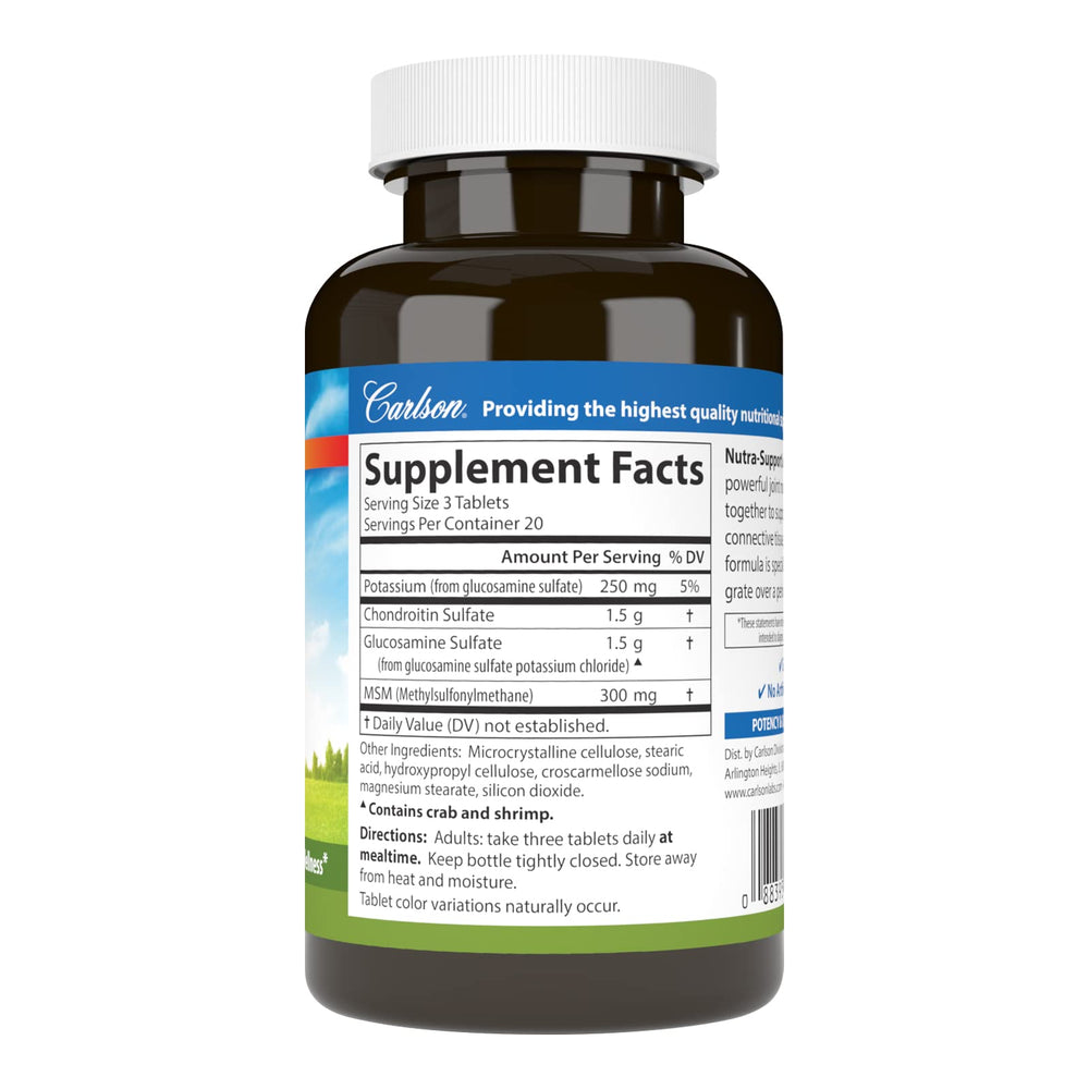 Joint health capsules and bottle label
