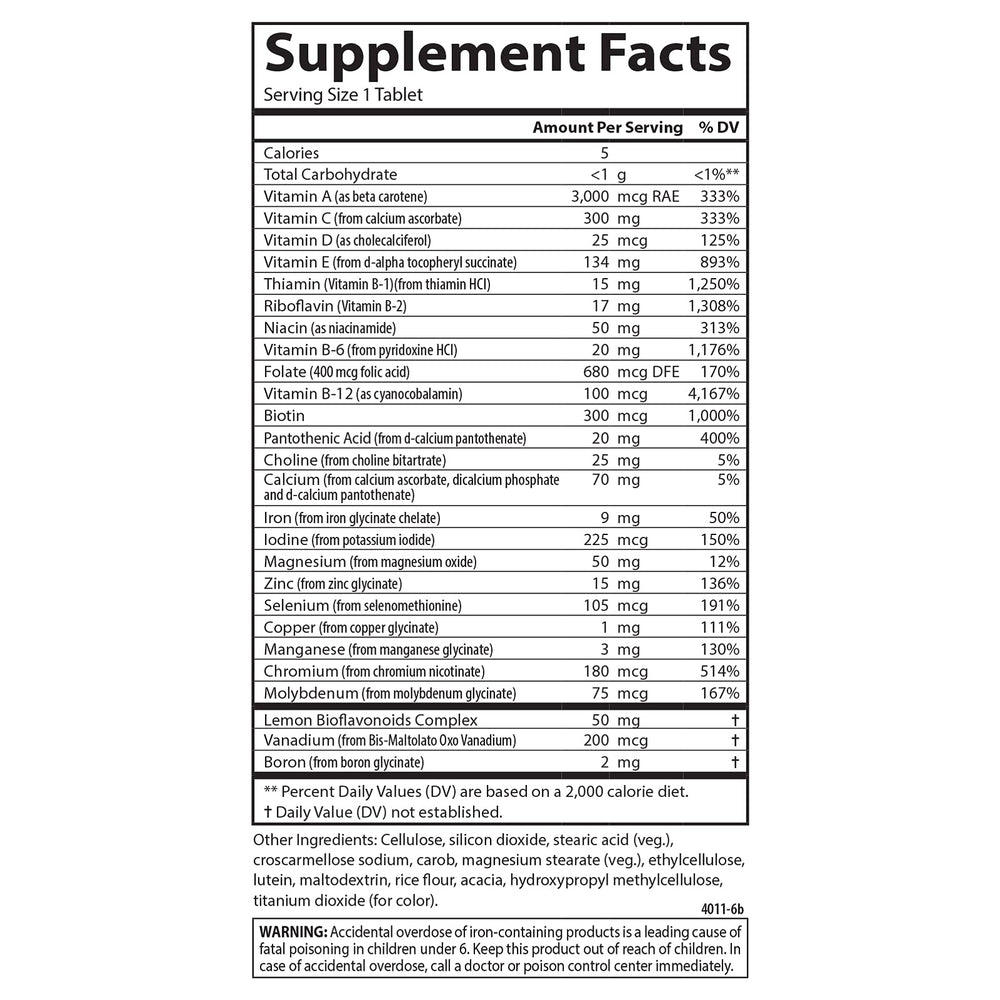 Lifestyle image featuring Carlson Super 1 Daily Vegetarian Multivitamin