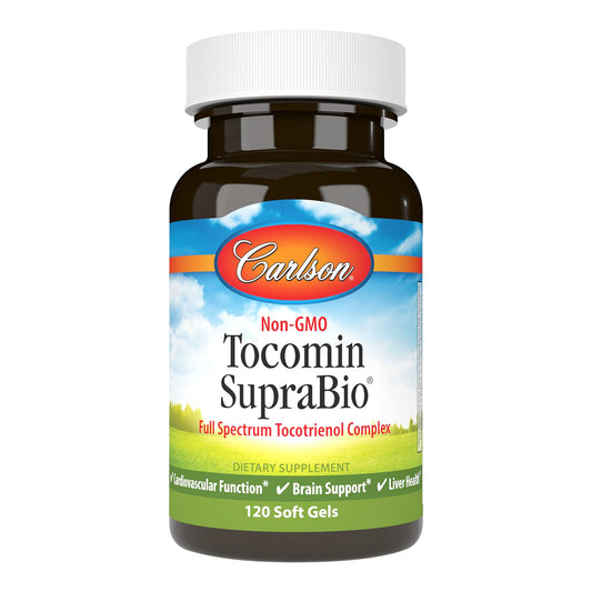 Carlson Tocomin SupraBio 120 softgels front view