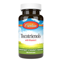 Carlson Tocotrienols Softgels bottle front label