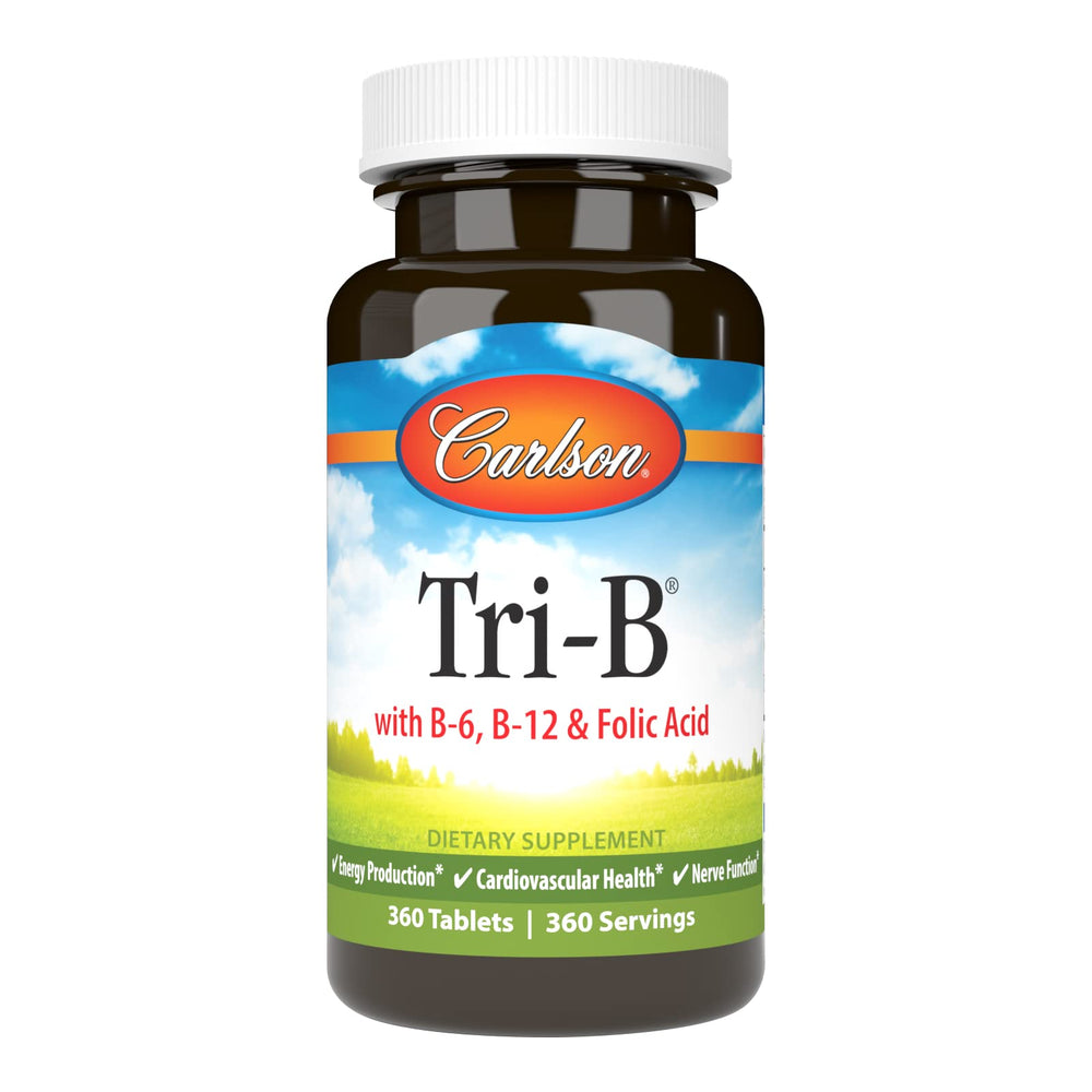 Carlson Tri-B B-Complex bottle label