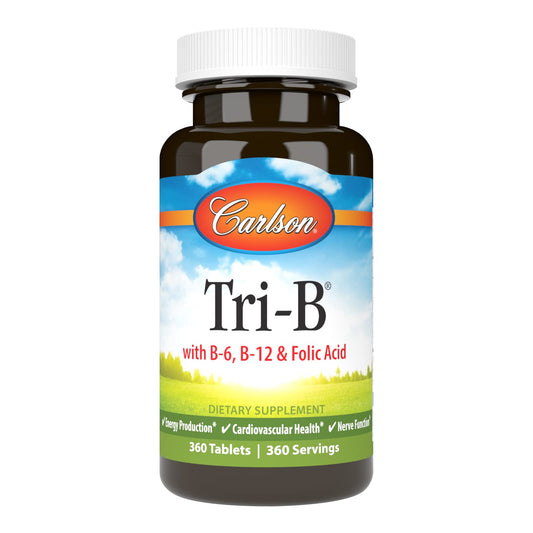 Carlson Tri-B B-Complex bottle label