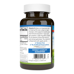 Vision health support supplement packaging by Carlson