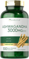 Carlyle Ashwagandha 3000mg 300 capsules hero image