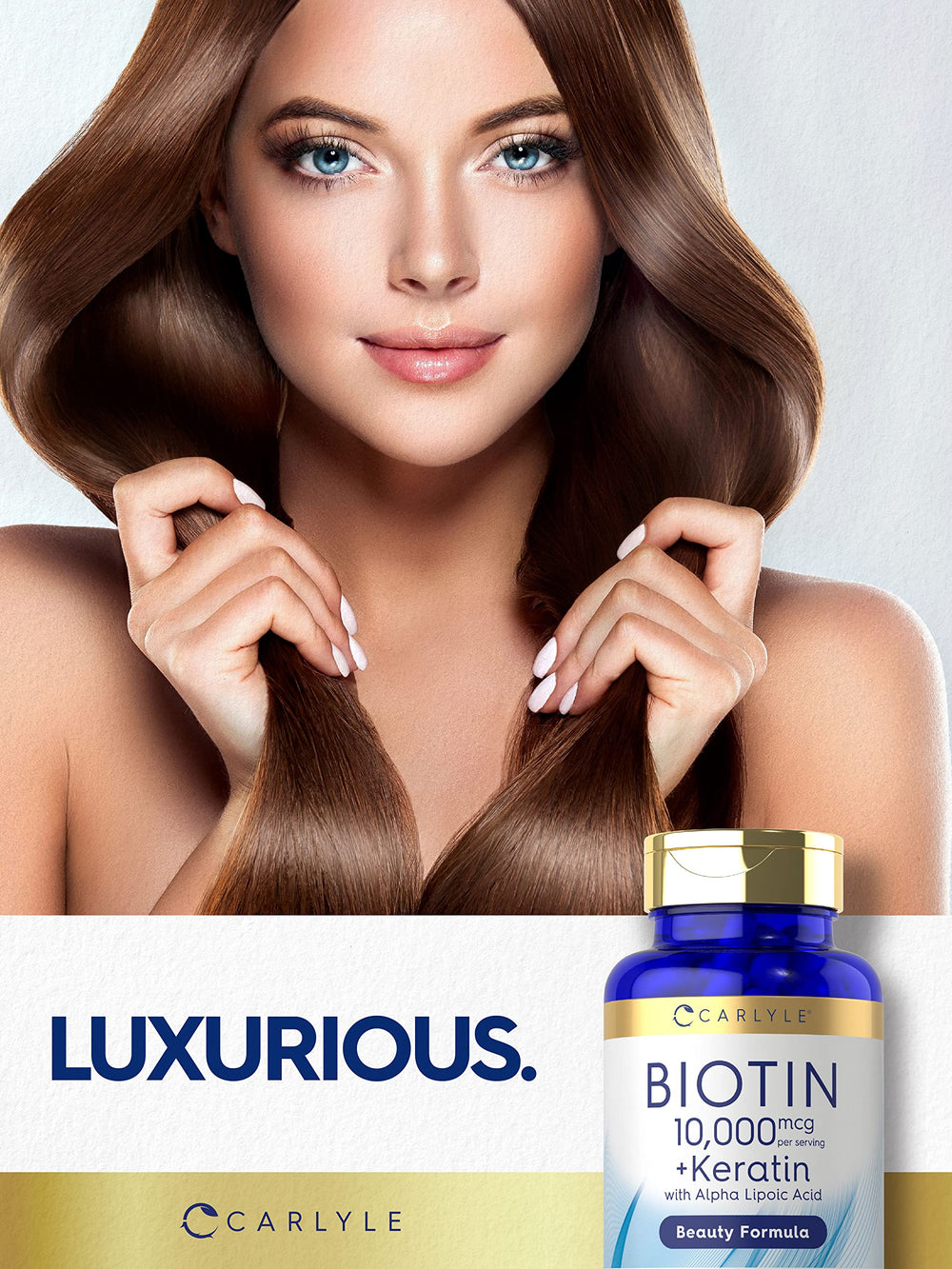 Daily routine featuring Carlyle Biotin supplement
