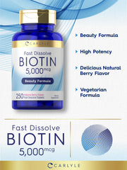 Laboratory-tested Carlyle Biotin ingredients and quality seal