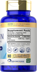 Carlyle Biotin 5000 mcg packaging