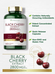Ingredients panel of Carlyle Black Cherry Extract from Prunus serotina