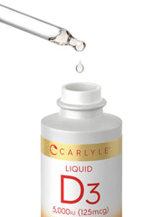 Quality guarantee seal on Carlyle Vitamin D3 bottle