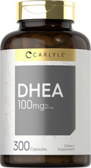 Carlyle DHEA 100mg 300 capsules bottle front view