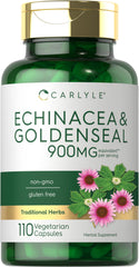 Carlyle Echinacea Goldenseal Capsules bottle – 110 count