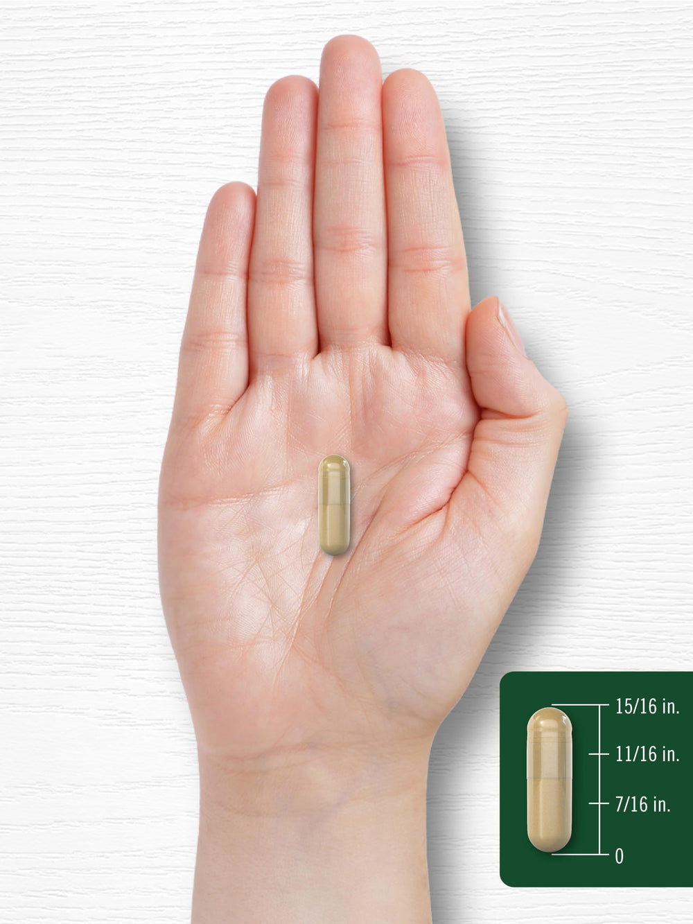 Product packaging front view with branding