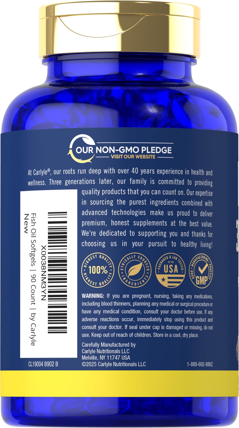 Purified Mercury-Free Fish Oil