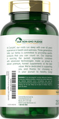 Vegetarian capsules pouring from bottle