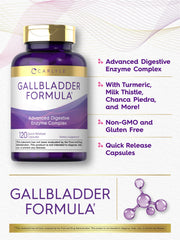 Supplement facts panel for Carlyle Gallbladder Formula