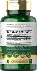 Supplement facts panel for Carlyle Garcinia Cambogia Extract
