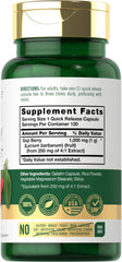 Close-up of Carlyle Goji Berry 1000mg capsules