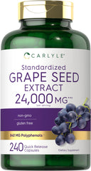 Carlyle Grape Seed Extract bottle front label
