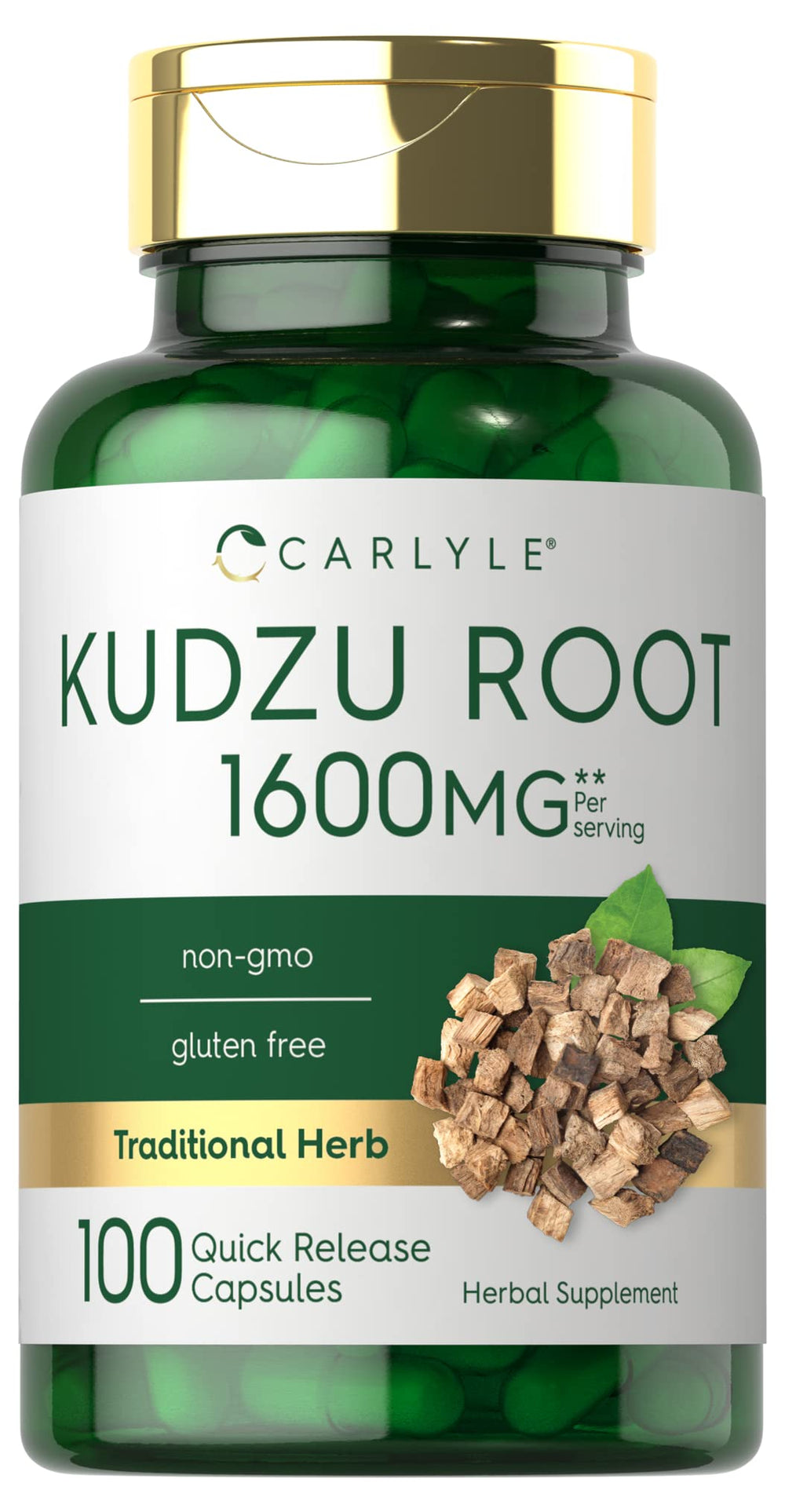 Carlyle Kudzu Root 100 Capsules – front view