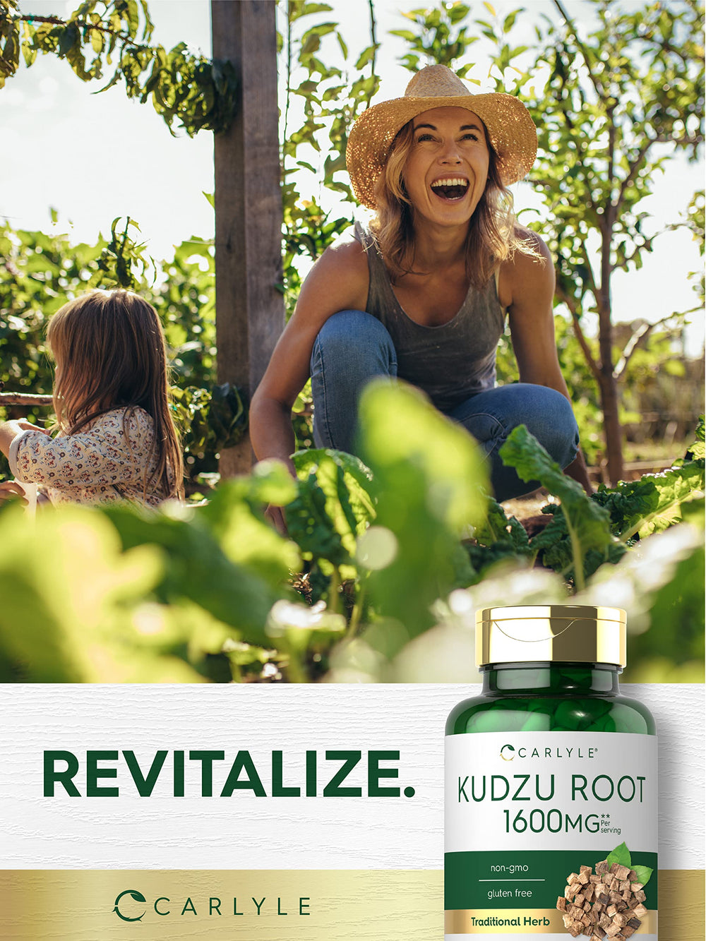 Quick-release Kudzu Root capsule close-up