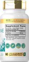 Close-up of Carlyle L-Theanine 200mg capsules