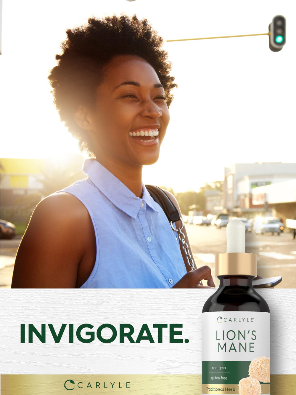 Lions Mane 2 fl oz liquid extract tincture bottle