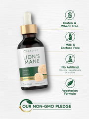 Carlyle lab-tested quality seal for Lions Mane supplement