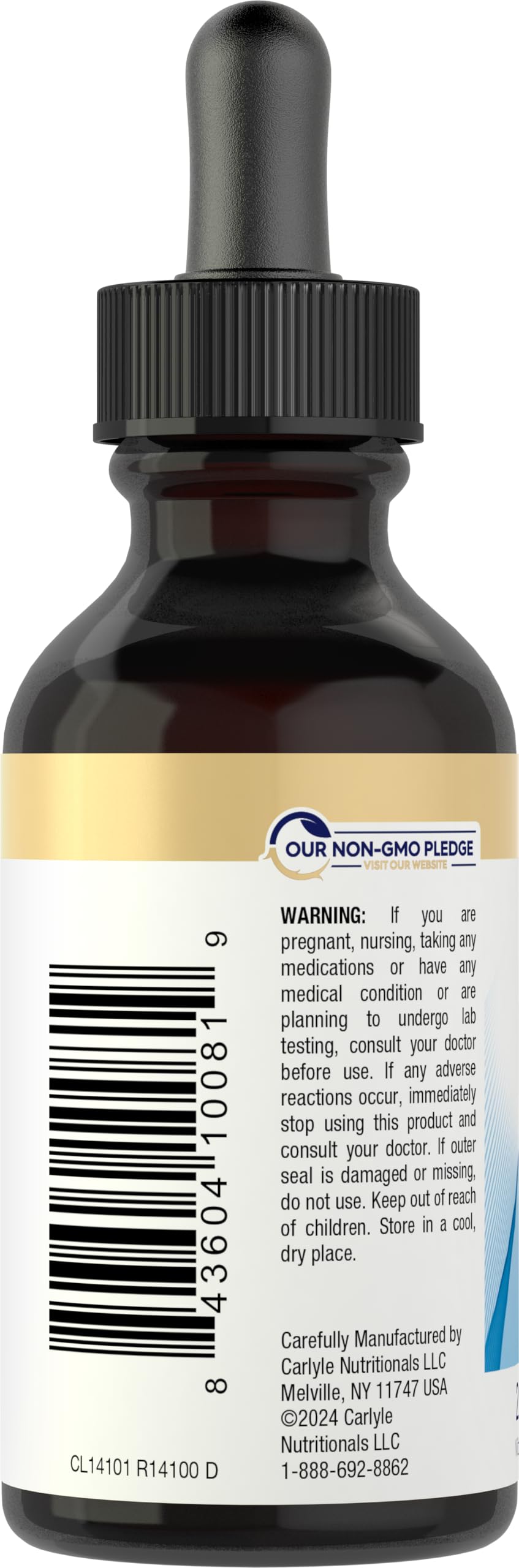 Biotin drops with berry flavor dropper image