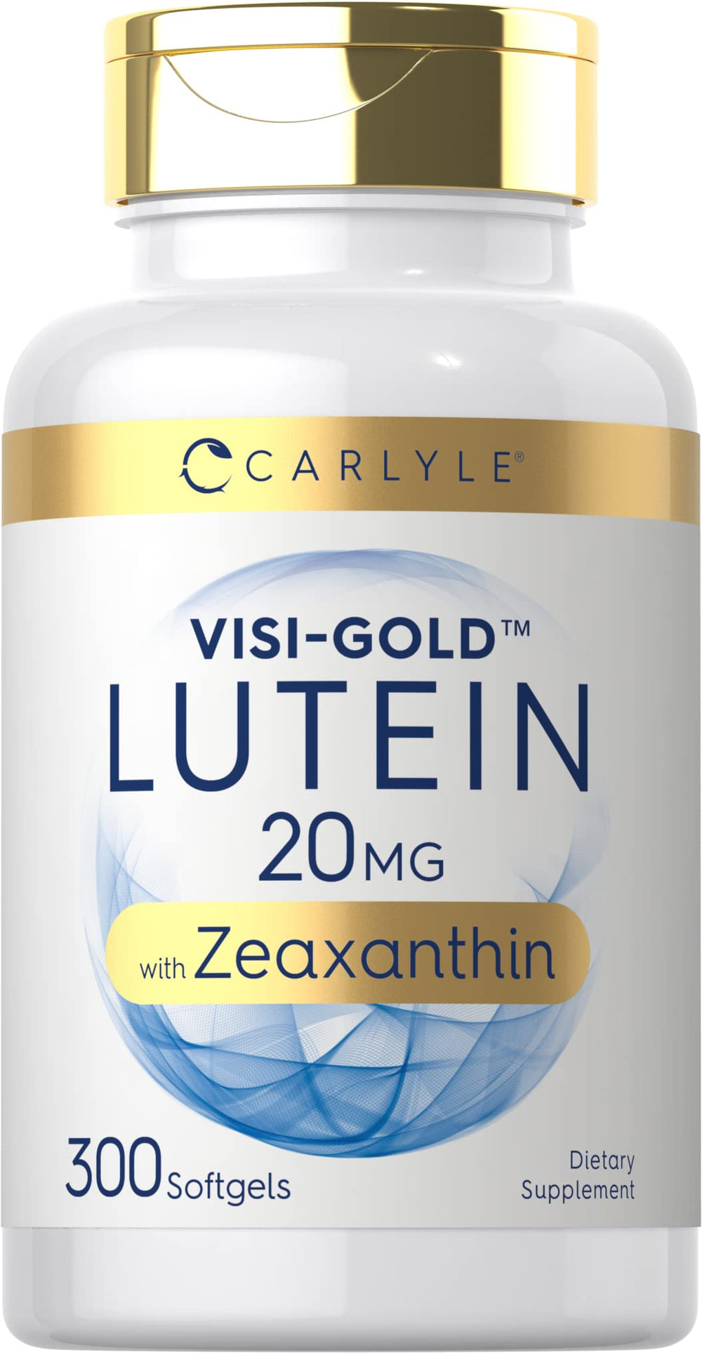 Carlyle Lutein and Zeaxanthin 20mg bottle with 300 softgels