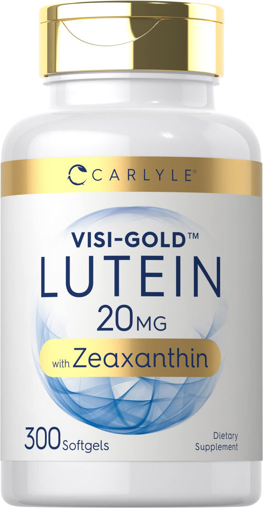 Carlyle Lutein and Zeaxanthin 20mg bottle with 300 softgels