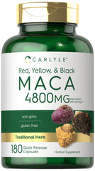 Carlyle Maca Root Capsules bottle with label