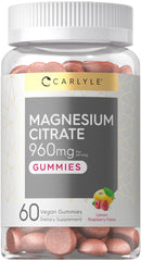 Carlyle Magnesium Citrate Gummies bottle with 60 count packaging