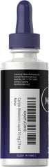 Ingredients and allergen information on Carlyle Melatonin bottle